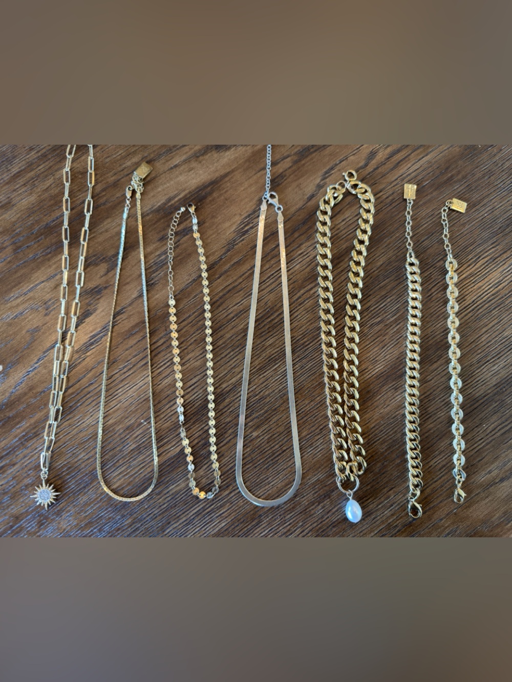 Chan Luu, Miranda Frye, and Italian gold-plated.